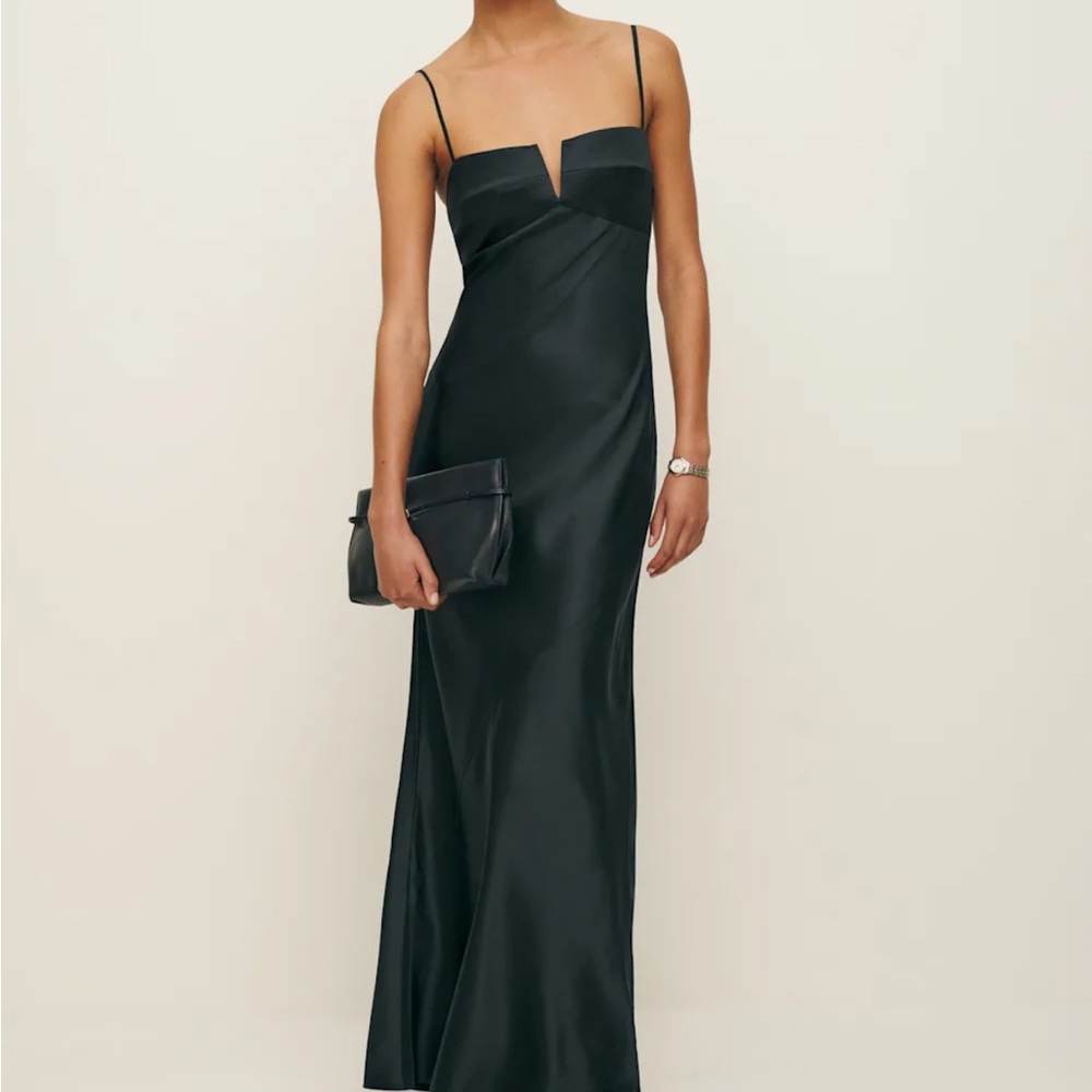 NWT Reformation Brie Silk Dress